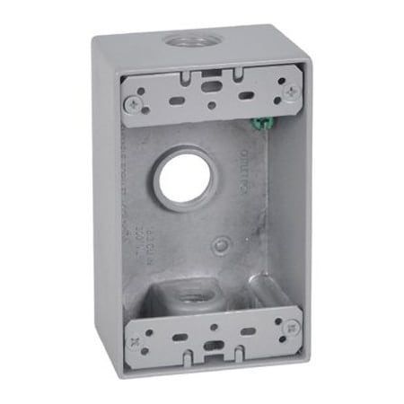 Hubbell Electrical Box, Outlet Box Type, 1 Gang FSB50-3
